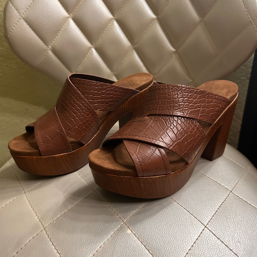 Brown Platform Heels